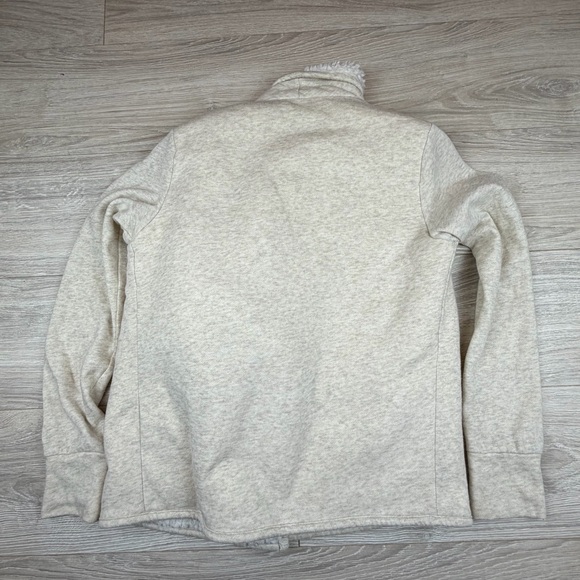 Abercrombie & Fitch Cozy Sherpa Lined Shawl Collar Cardigan Sweater XS - Picture 7 of 7